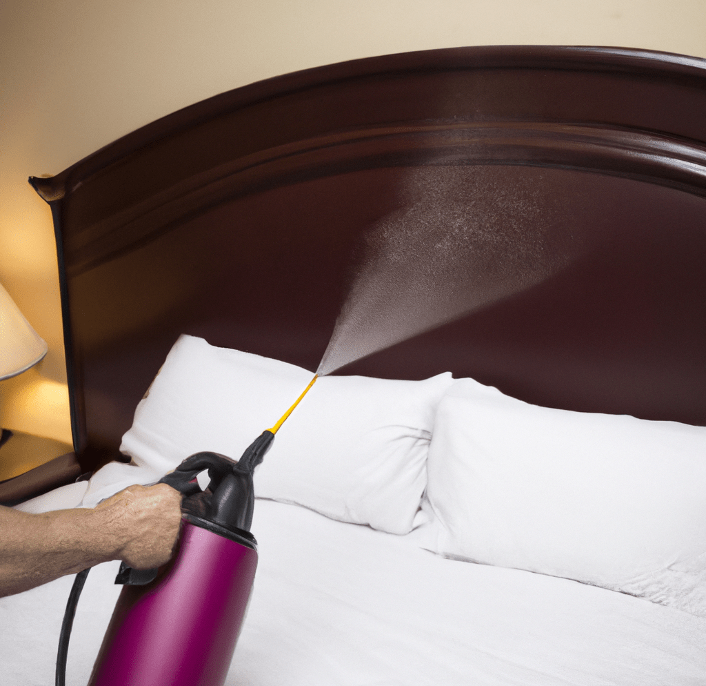 to search for bed bugs in a hotel