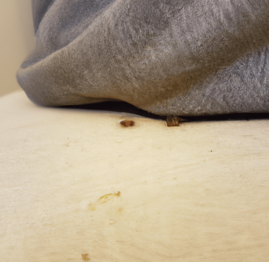 brown bed bugs in couch