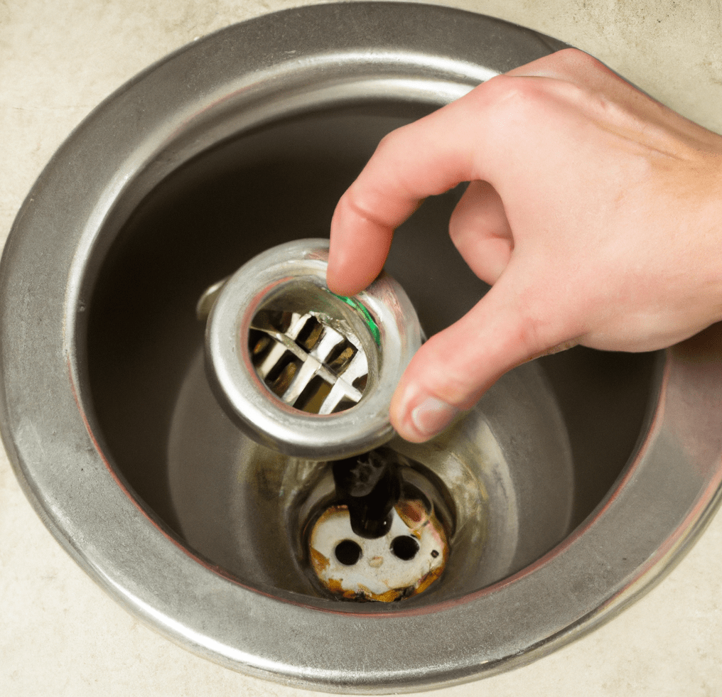 clean your smelly sink drain