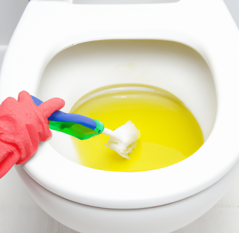 remove toilet stains 