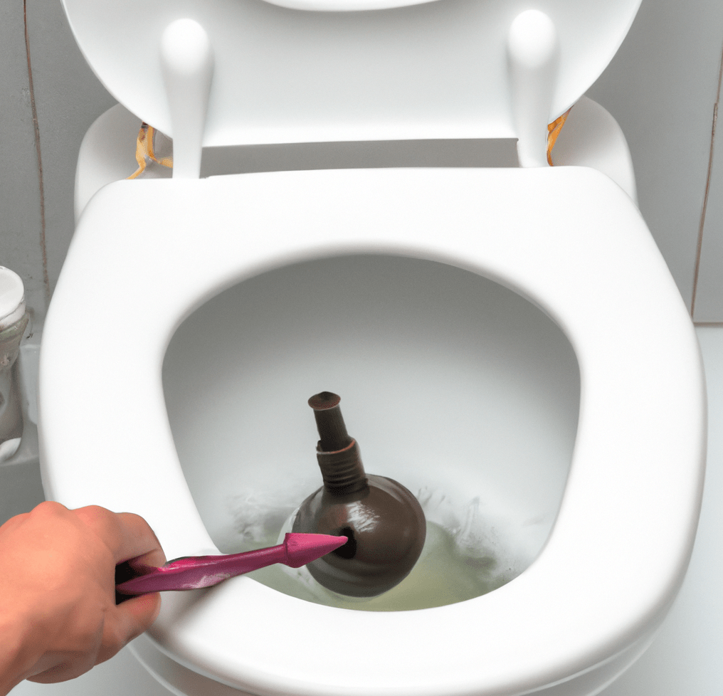 unclogging a toilet without a plunger