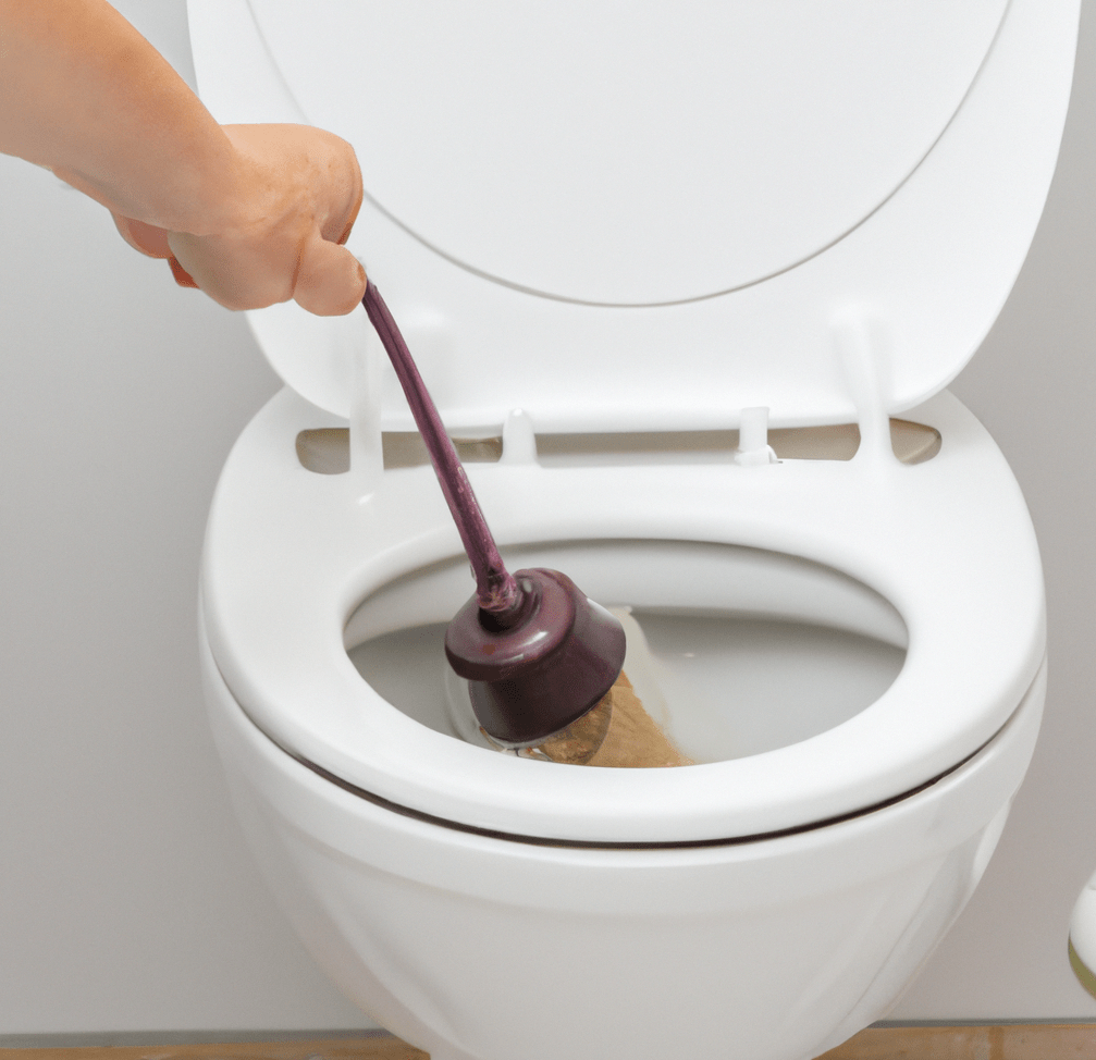 unclogging a toilet without using a plunger