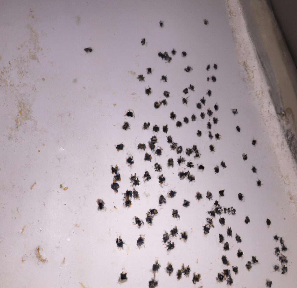 little black bugs in house