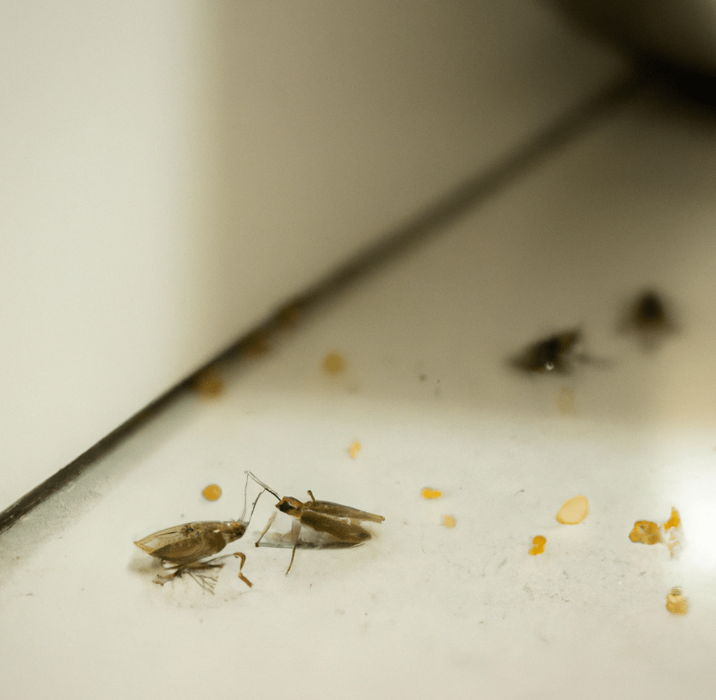 bugs on floor kitchen