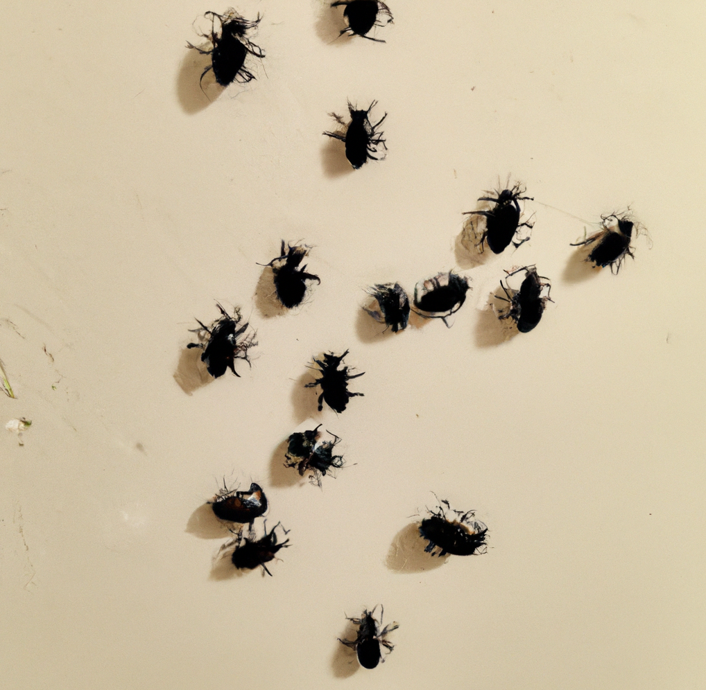 mini black bugs in house