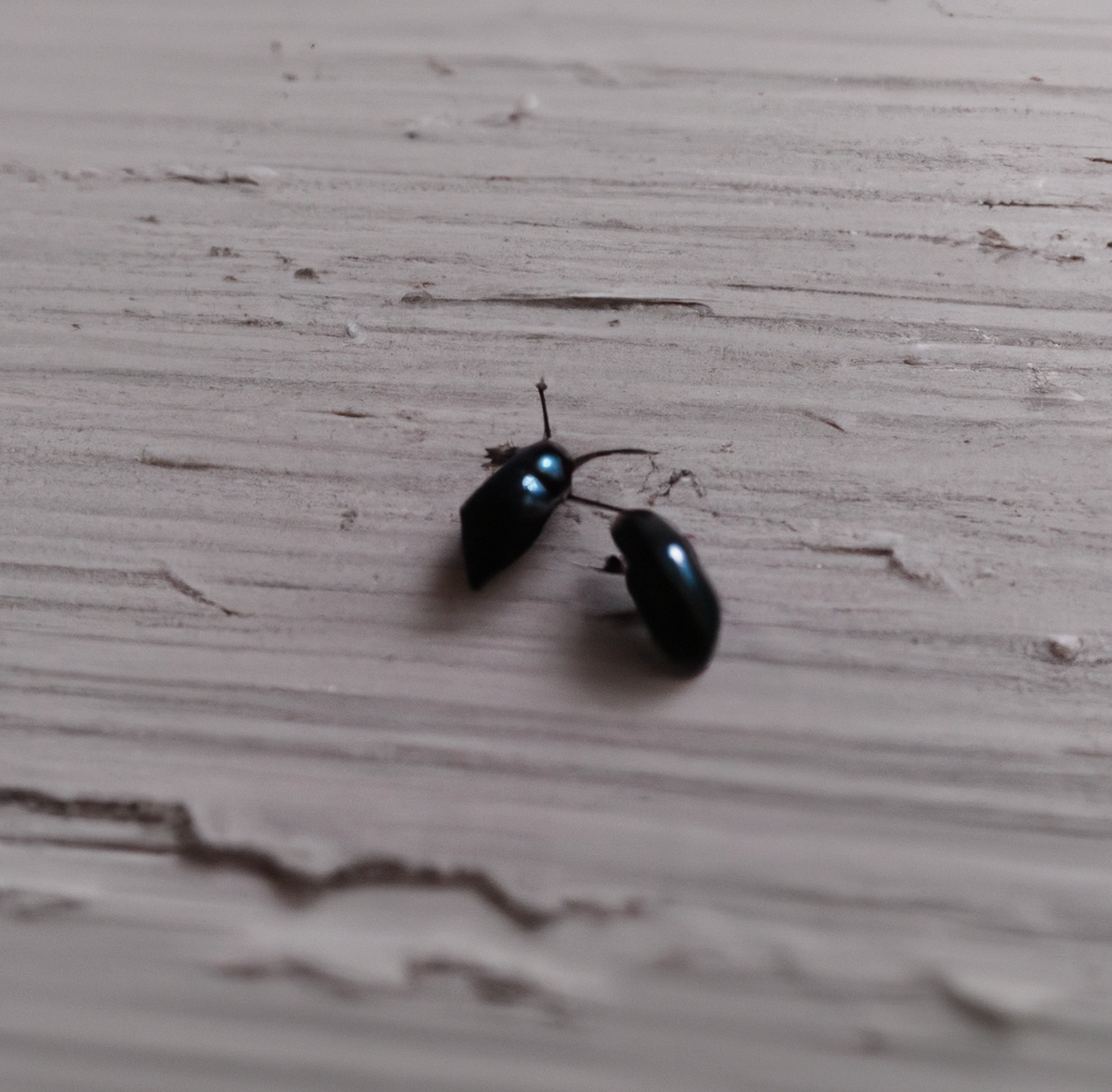 small black bugs in house 