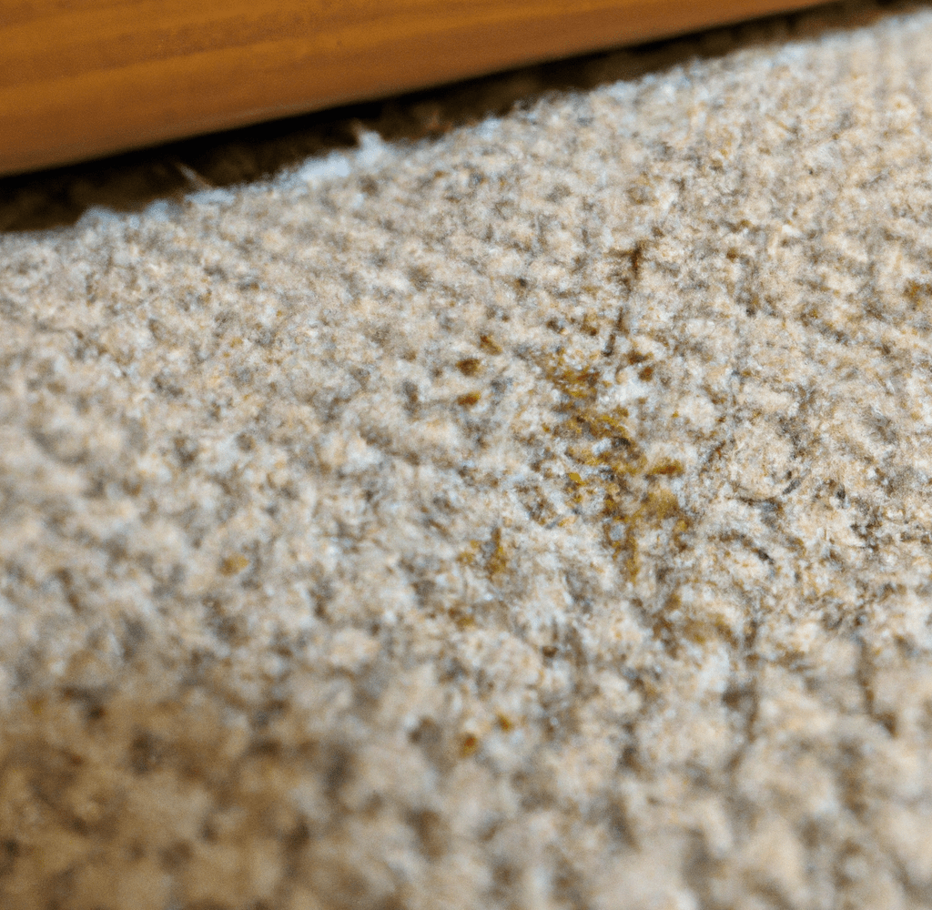 tiny bed bugs lodge within carpet