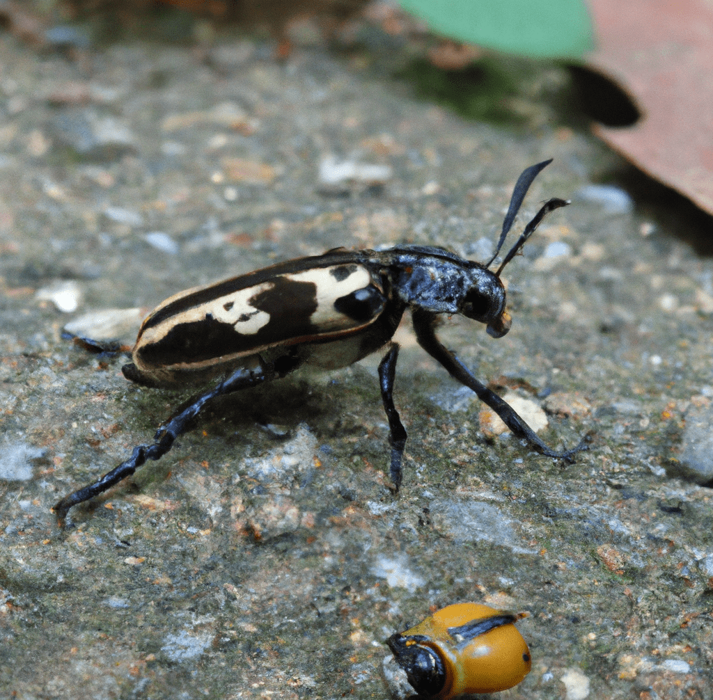white and black bugs of virginia