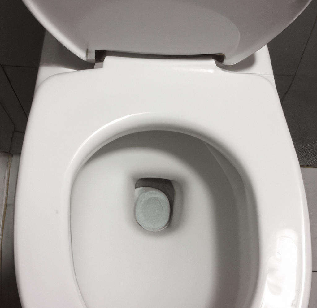 Flush the toilet pre use