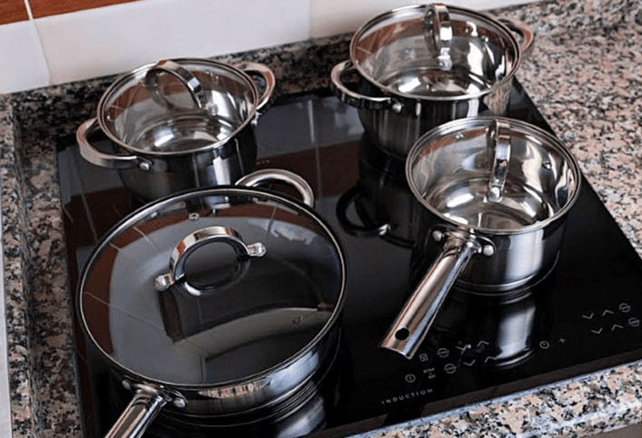 Induction cooking pans