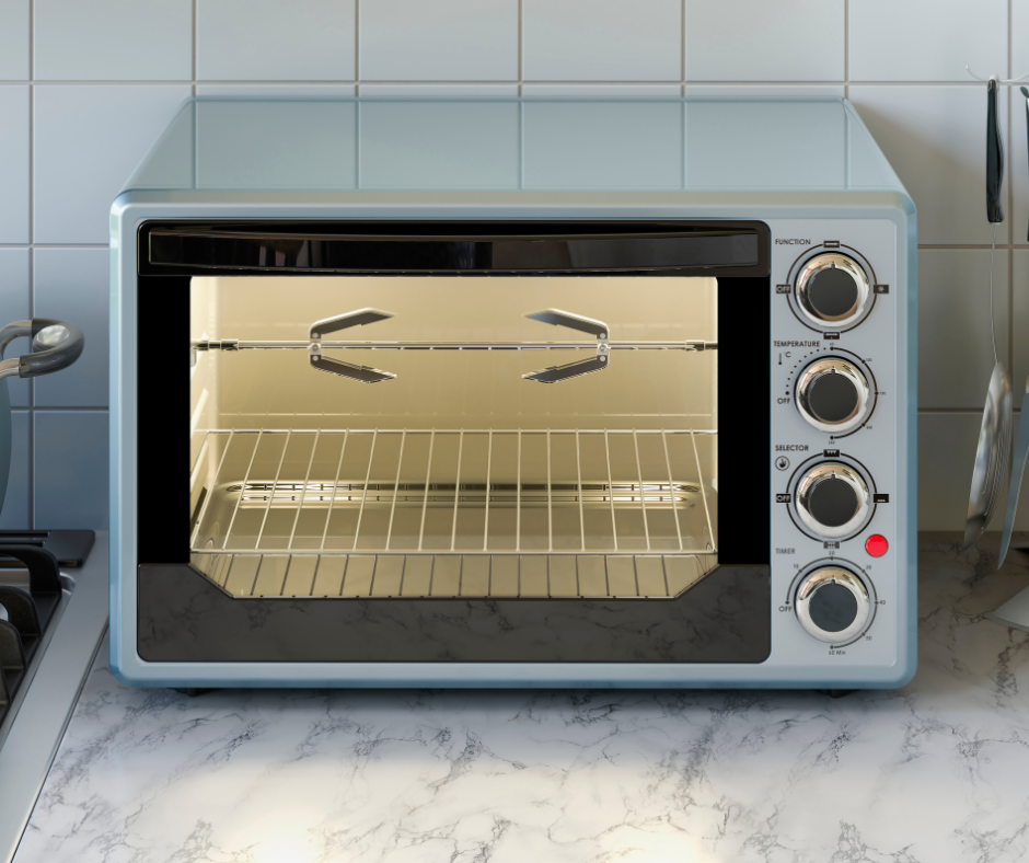 A convection oven with a comparison of safety precautions