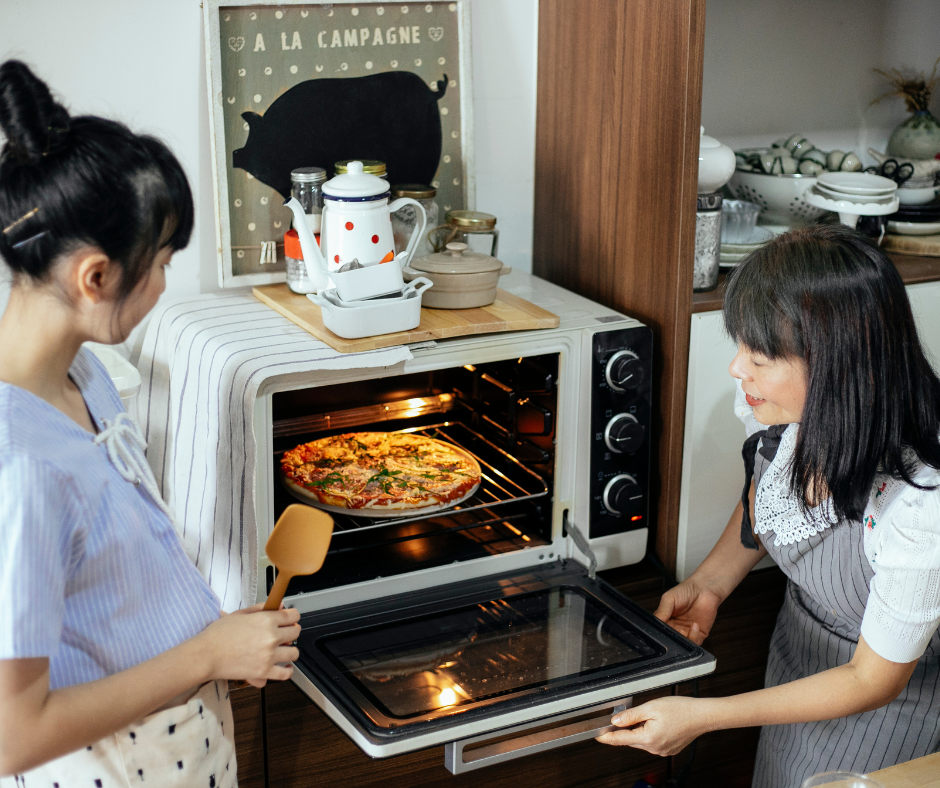 A convection oven with a comparison of cooking needs and budget constraints