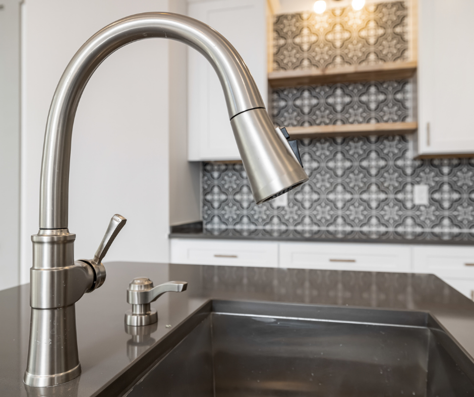An innovative and smart kitchen faucet with a long neck and pull out sprayer