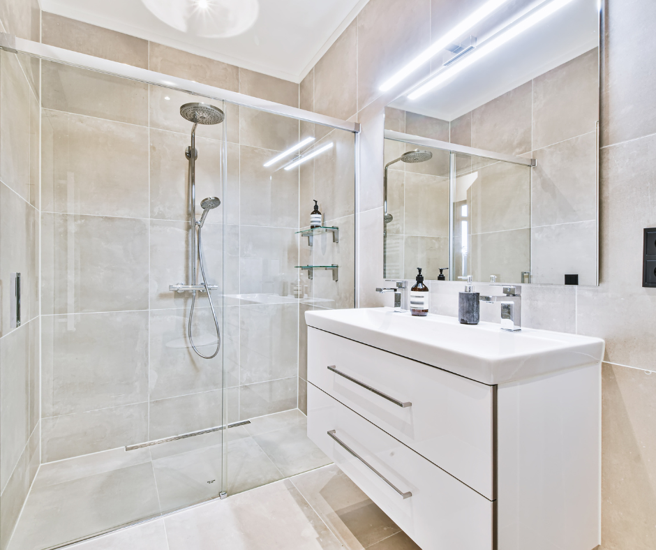 A space-saving 3 piece shower tub combo unit, perfect for small bathrooms.